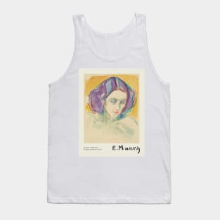 Female Portrait Poster by Munch Tank Top